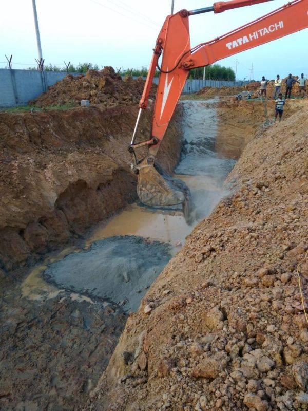 Foundation works in progress