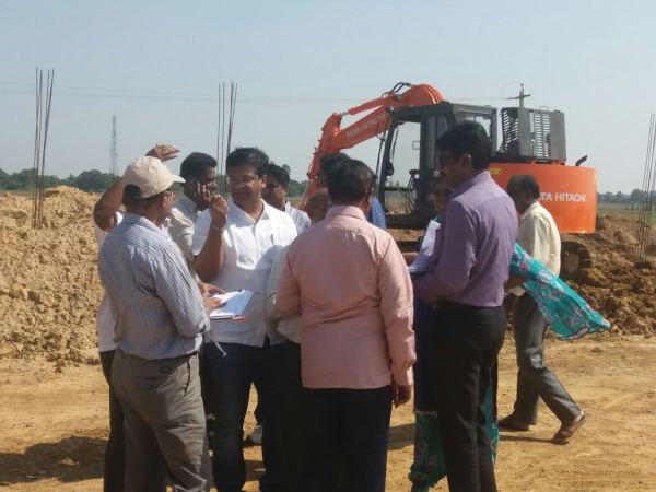Site inspection during earthworks