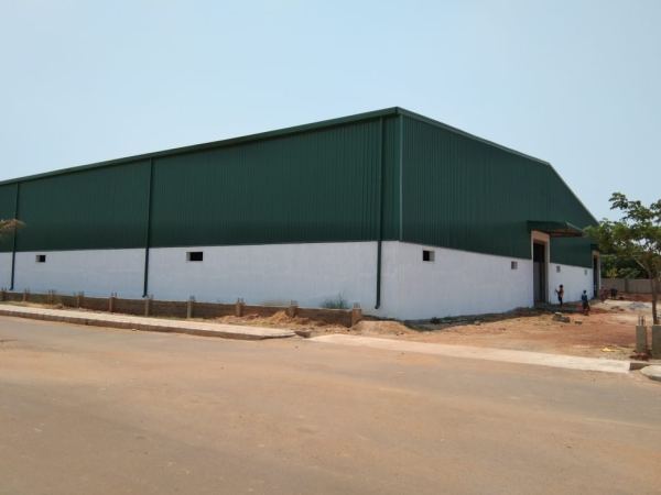Warehouse roofing works
